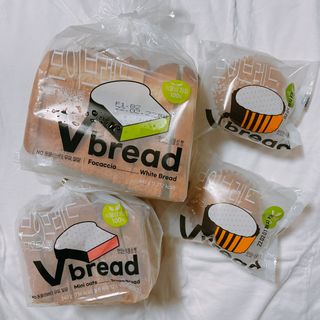 롯데제과 Vbread 포카치아식빵1개 + 미니식빵 1개 + 머핀 2개 세트 — 5점을 준 리뷰어가 2021년 9월 올린 사용 사진