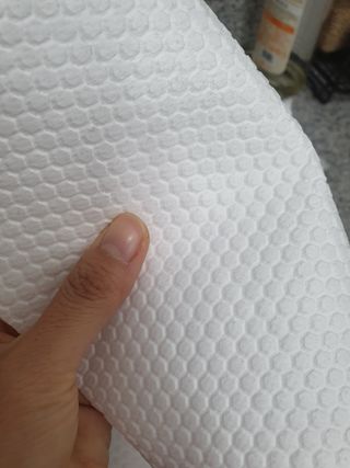 부직포나라 중금속유해물질ZERO 뜯어쓰는 주방 일회용수세미 60매 2매 — 5점을 준 리뷰어가 2022년 11월 올린 사용 사진