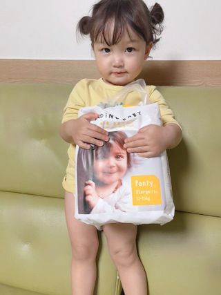쿠잉 에어드라이  풀커버 팬티기저귀 (L/XL/XXL/XXXL) 1팩 — 5점을 준 리뷰어가 2022년 12월 올린 사용 사진
