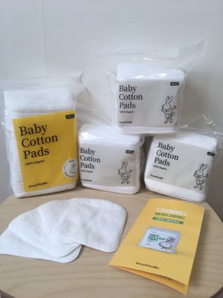 디어엘로디 프리미엄 유기농 베이비 솜티슈 40매 3 + 1 PACK — 5점을 준 리뷰어가 2021년 2월 올린 사용 사진