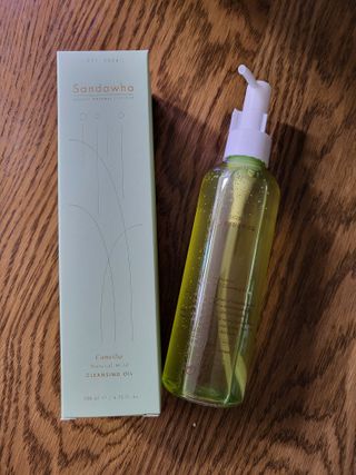 스킨큐어 산다화 순한 클렌징 동백 오일 200ml — 5점을 준 리뷰어가 2023년 5월 올린 사용 사진