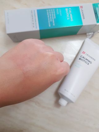 리더스코스메틱 리더스 카밍 바이오틱스 크림 마스크 — 5점을 준 리뷰어가 2021년 8월 올린 사용 사진