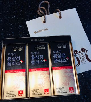 서울약사신협_투데이홍삼정플러스스틱_10g x 30포 — 4점을 준 리뷰어가 2020년 12월 올린 사용 사진