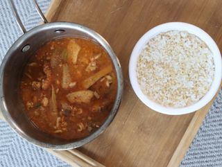소담스퀘어 상암 궁중해물탕조씨집 백년가게 조씨집 팔뚝탕1인분550g — 5점을 준 리뷰어가 2022년 12월 올린 사용 사진