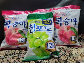 청포도캔디 복숭아캔디 — 5점을 준 리뷰어가 2022년 11월 올린 사용 사진