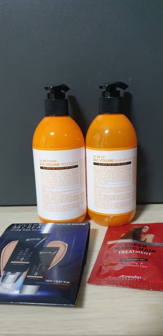 썸헤어 / SUMHAIR 썸헤어 실크 볼륨 샴푸+트리트먼트 프룻자스민티 — 5점을 준 리뷰어가 2021년 7월 올린 사용 사진