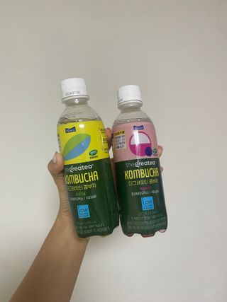 더그레잇티 콤부차 [매일유업] 더그레잇티 44kcal 콤부차 300ml *12개입 (오리지널 6개+베리리치 6개) — 5점을 준 리뷰어가 2023년 7월 올린 사용 사진