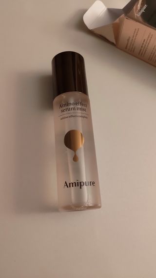 아미퓨어 아미노이펙트 세럼미스트 피부에 착 붙는 고보습 수분충전 간편 휴대 안개분사 속건조를 위한 꿀템 — 5점을 준 리뷰어가 2021년 6월 올린 사용 사진