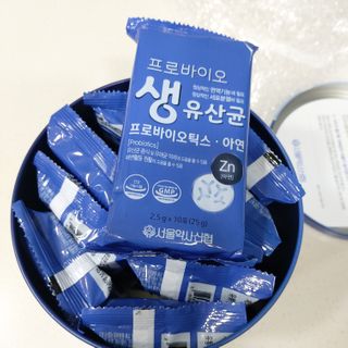 서울약사신협_프로바이오생유산균_2.5G x 100포 — 4점을 준 리뷰어가 2021년 2월 올린 사용 사진