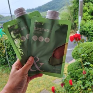[뷰캔] 건강한 식사대용 앰퍼샌드 단백질 쉐이크 초코&말차 50g — 4점을 준 리뷰어가 2022년 6월 올린 사용 사진