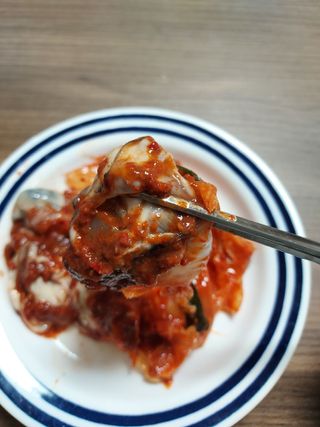 셰프애찬 별미김치 굴겉절이 1kg — 5점을 준 리뷰어가 2022년 12월 올린 사용 사진