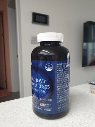 서울약사신협 Finepick_오메가365_1020mg x 365캡슐 — 4점을 준 리뷰어가 2021년 4월 올린 사용 사진