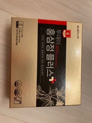 서울약사신협_투데이홍삼정플러스스틱_10g x 30포 — 5점을 준 리뷰어가 2021년 2월 올린 사용 사진