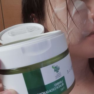 랑벨 랑바이오 블랙 시카 퀵 패드 100매 (3초 쿨링/3분 흡수, 블랙비 프로폴리스/시카 4종 함유, 대용량) — 5점을 준 리뷰어가 2022년 7월 올린 사용 사진