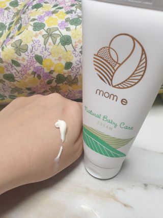 mom e 맘이 내추럴 베이비 케어 크림+바디오일 — 4.5점을 준 리뷰어가 2021년 1월 올린 사용 사진