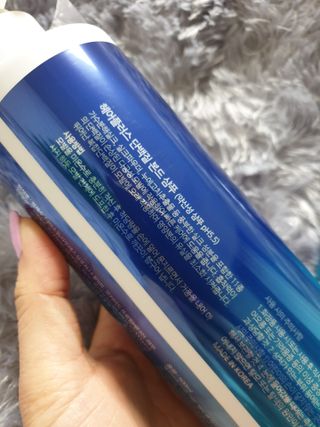 헤어플러스 단백질탈모샴푸 500ml+단백질본드앰플 145ml — 5점을 준 리뷰어가 2021년 3월 올린 사용 사진