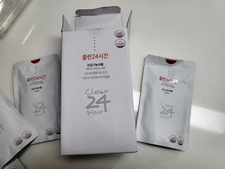 클린24시간 1BOX(5포) + 전용보틀(500ml) — 5점을 준 리뷰어가 2023년 2월 올린 사용 사진
