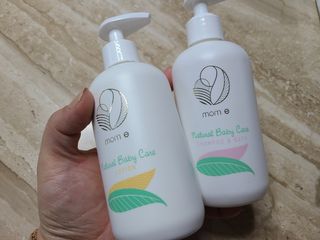 mom e 맘이 내추럴 베이비 케어 샴푸앤바스+로션 — 5점을 준 리뷰어가 2021년 1월 올린 사용 사진