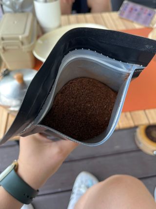 커스프 블렌드 당일 로스팅 커피원두 홀빈 드립커피 분쇄 200g — 5점을 준 리뷰어가 2022년 8월 올린 사용 사진