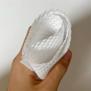 부직포나라 중금속유해물질ZERO 뜯어쓰는 주방 일회용수세미 60매 2매 — 5점을 준 리뷰어가 2022년 11월 올린 사용 사진