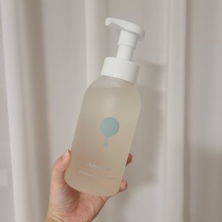 아미퓨어 [라이브] 피부장벽 강화를 위한 머랭 버블 클렌저 천연계면활성제로 온가족 사용가능 — 5점을 준 리뷰어가 2021년 7월 올린 사용 사진