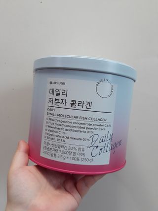 서울약사신협_데일리저분자콜라겐_2.5g x 100포 — 5점을 준 리뷰어가 2021년 5월 올린 사용 사진