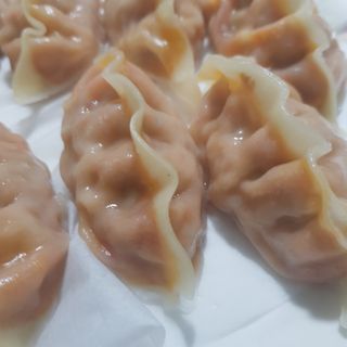 삼양냉동 [삼양] 얇은피불닭왕교자+얇은피까르보불닭왕교자 총4팩 — 5점을 준 리뷰어가 2021년 2월 올린 사용 사진
