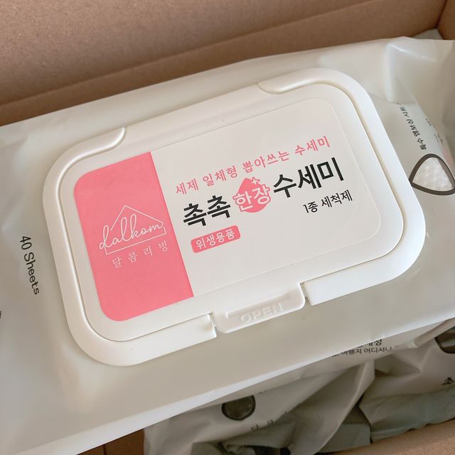 달콤리빙 캠핑템 촉촉한장수세미 리뷰 사진