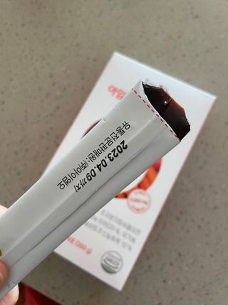 아임오 ABC 콜라겐 젤리 14포 — 5점을 준 리뷰어가 2022년 3월 올린 사용 사진