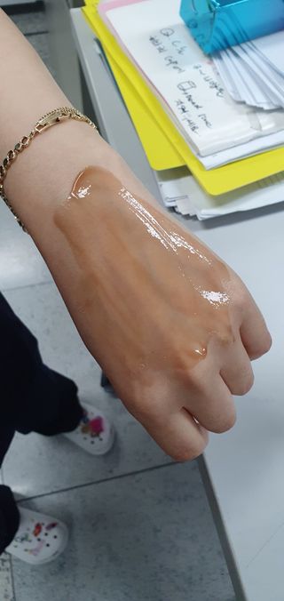 헤어플러스 콴디 플러피 클라우드 버블 팩 클렌저 — 4점을 준 리뷰어가 2021년 6월 올린 사용 사진