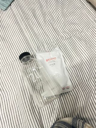 클린24시간 1BOX(5포) + 전용보틀(500ml) — 5점을 준 리뷰어가 2023년 2월 올린 사용 사진