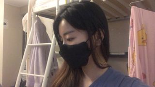 에버그린 순면 끈조절 KF80 마스크 - 화이트/블랙 컬러 대형 - 10매 — 5점을 준 리뷰어가 2021년 6월 올린 사용 사진