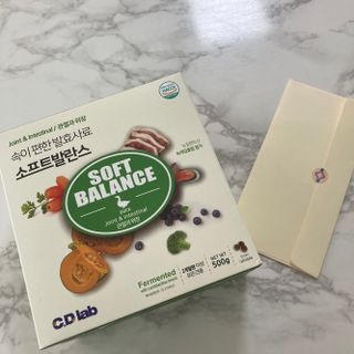 씨디랩 속이 편한 강아지 사료 소프트발란스 기호성 좋은 발효사료 피부와 위장 관절과 위장 — 4.5점을 준 리뷰어가 2021년 4월 올린 사용 사진