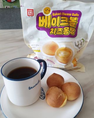 한성기업 베이크볼 치즈몽땅 300g x 2봉 — 5점을 준 리뷰어가 2021년 9월 올린 사용 사진