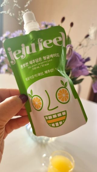 JEJUFEEL 풋풋한 제주담은 청귤에이드 — 5점을 준 리뷰어가 2022년 9월 올린 사용 사진