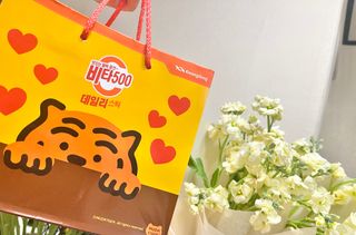 광동제약 [광동] 비타500데일리스틱 70포X2개 + 뚱랑이엽서 + 쇼핑백 증정 — 5점을 준 리뷰어가 2022년 11월 올린 사용 사진