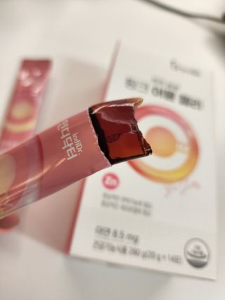 [인디닥터] 면역 생생 핑크 이뮨 젤리 — 5점을 준 리뷰어가 2022년 3월 올린 사용 사진