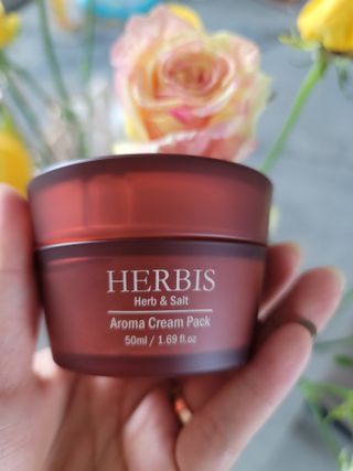 약손명가코스메틱 헤르비스 아로마 크림팩 50ml — 5점을 준 리뷰어가 2021년 3월 올린 사용 사진