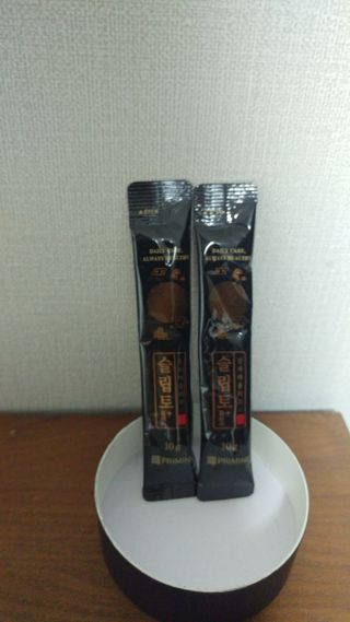 프리마인 자체 기업부설 연구소에서 찾아낸 건강한 수면의 비밀.  슬립토 플러스 30포 — 5점을 준 리뷰어가 2021년 10월 올린 사용 사진