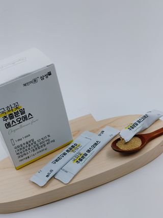 체인미 국화꽃 추출분말 에스오에스 곡류효소 과일채소 17종 혼합 분말 스틱 — 4점을 준 리뷰어가 2021년 11월 올린 사용 사진