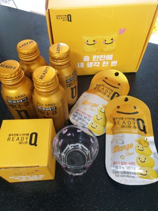 발그레 소주잔 증정, 숙취해소 레디큐 스페셜 에디션 — 5점을 준 리뷰어가 2021년 2월 올린 사용 사진