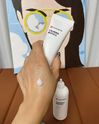 리더스코스메틱 리더스 카밍 바이오틱스 #1등 진정 기획세트 [에센스 워터150ml + 크림 마스크80ml] — 5점을 준 리뷰어가 2022년 9월 올린 사용 사진