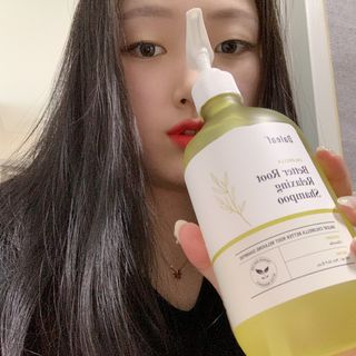달리프 클로렐라 베러 루트 릴렉싱 샴푸 500ml — 5점을 준 리뷰어가 2021년 6월 올린 사용 사진