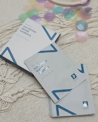선경코스메디 [NCOSTI] 엔코스티 EGF 펩타이드 리페어 마스크팩 10매입 — 5점을 준 리뷰어가 2022년 3월 올린 사용 사진