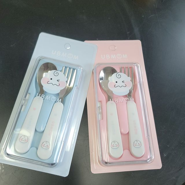 유비맘 스푼포크 케이스 세트 1+1 _컬러랜덤 발송 리뷰 사진