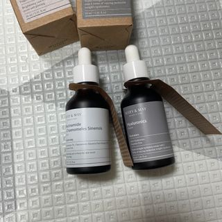 마리엔메이 히알루로닉스 세럼 ,나이아신아마이드 모과 세럼, 마린콜라겐 세럼, 청귤 흰목이버섯 추출물 세럼 — 5점을 준 리뷰어가 2021년 10월 올린 사용 사진