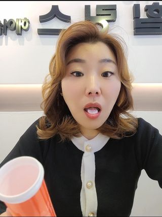 [슬림드랍 석류맛] 건기식 다이어트 보조제 겸 비타민 — 5점을 준 리뷰어가 2022년 2월 올린 사용 사진