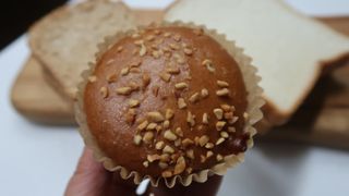 롯데제과 Vbread 포카치아식빵1개 + 미니식빵 1개 + 머핀 2개 세트 — 3.5점을 준 리뷰어가 2021년 9월 올린 사용 사진