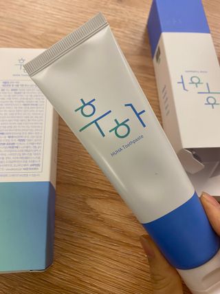 [심폐소생소] 무불소 임산부 천연 치약 — 5점을 준 리뷰어가 2021년 11월 올린 사용 사진