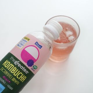 더그레잇티 콤부차 [매일유업] 더그레잇티 44kcal 콤부차 300ml *12개입 (오리지널 6개+베리리치 6개) — 5점을 준 리뷰어가 2023년 8월 올린 사용 사진